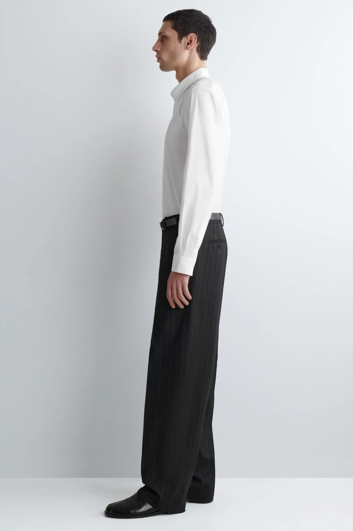 SLIM TAILORED COTTON-POPLIN SHIRT