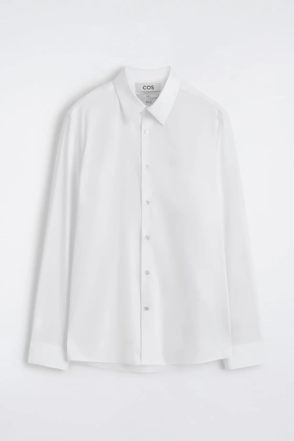 SLIM TAILORED COTTON-POPLIN SHIRT