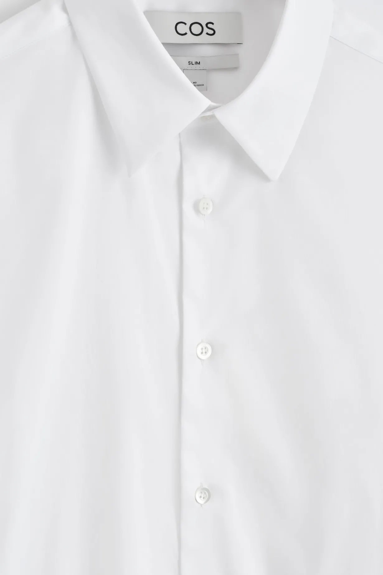 SLIM TAILORED COTTON-POPLIN SHIRT