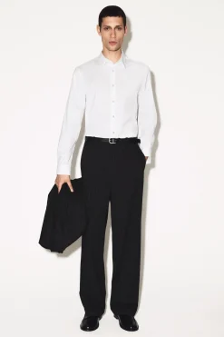 SLIM TAILORED COTTON-POPLIN SHIRT