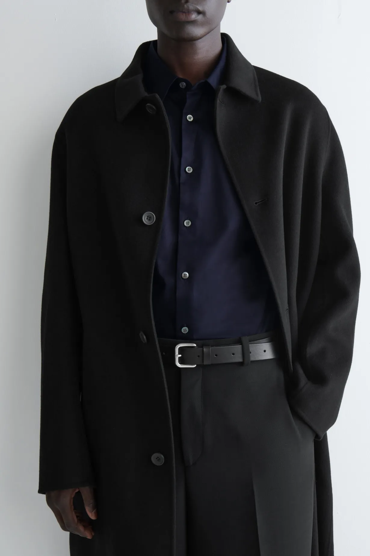 SLIM TAILORED POPLIN SHIRT