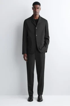 SLIM UNSTRUCTURED TECH-TWILL BLAZER