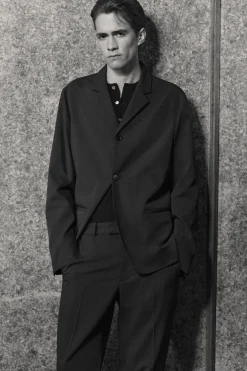 SLIM UNSTRUCTURED TECH-TWILL BLAZER