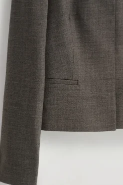 SLIM WAISTED WOOL BLAZER