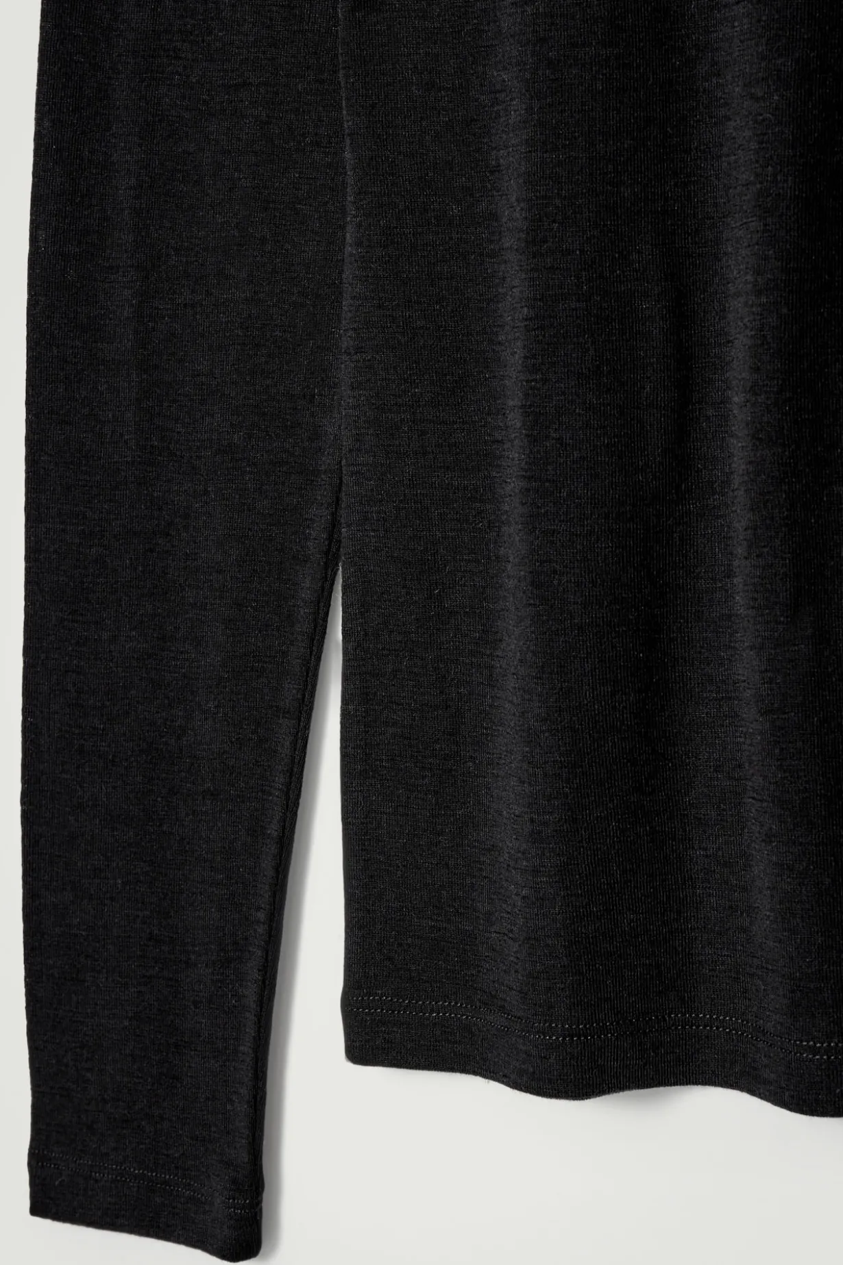 SLIM WOOL-JERSEY ROLLNECK TOP