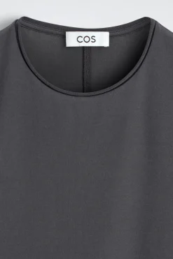 SLIM-FIT COTTON CREPE LIGHTWEIGHT T-SHIRT