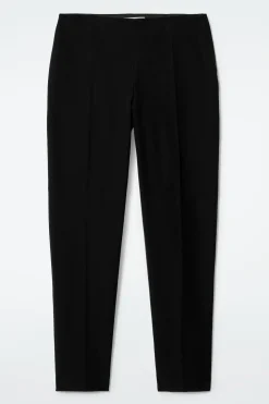 SLIM-LEG CROPPED PANTS