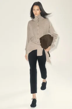 SLIM-LEG CROPPED PANTS