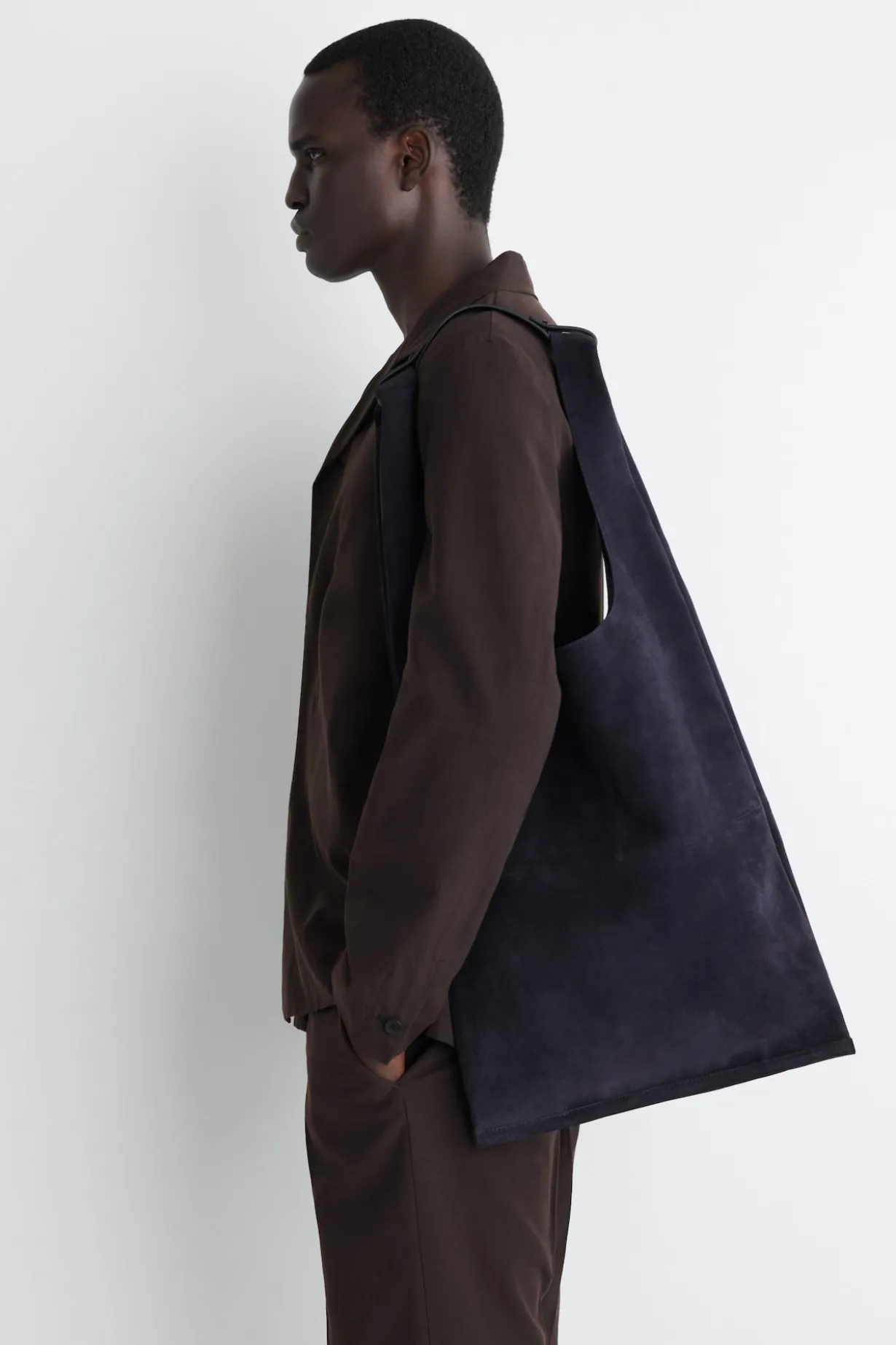 SLOUCHY TOTE - SUEDE