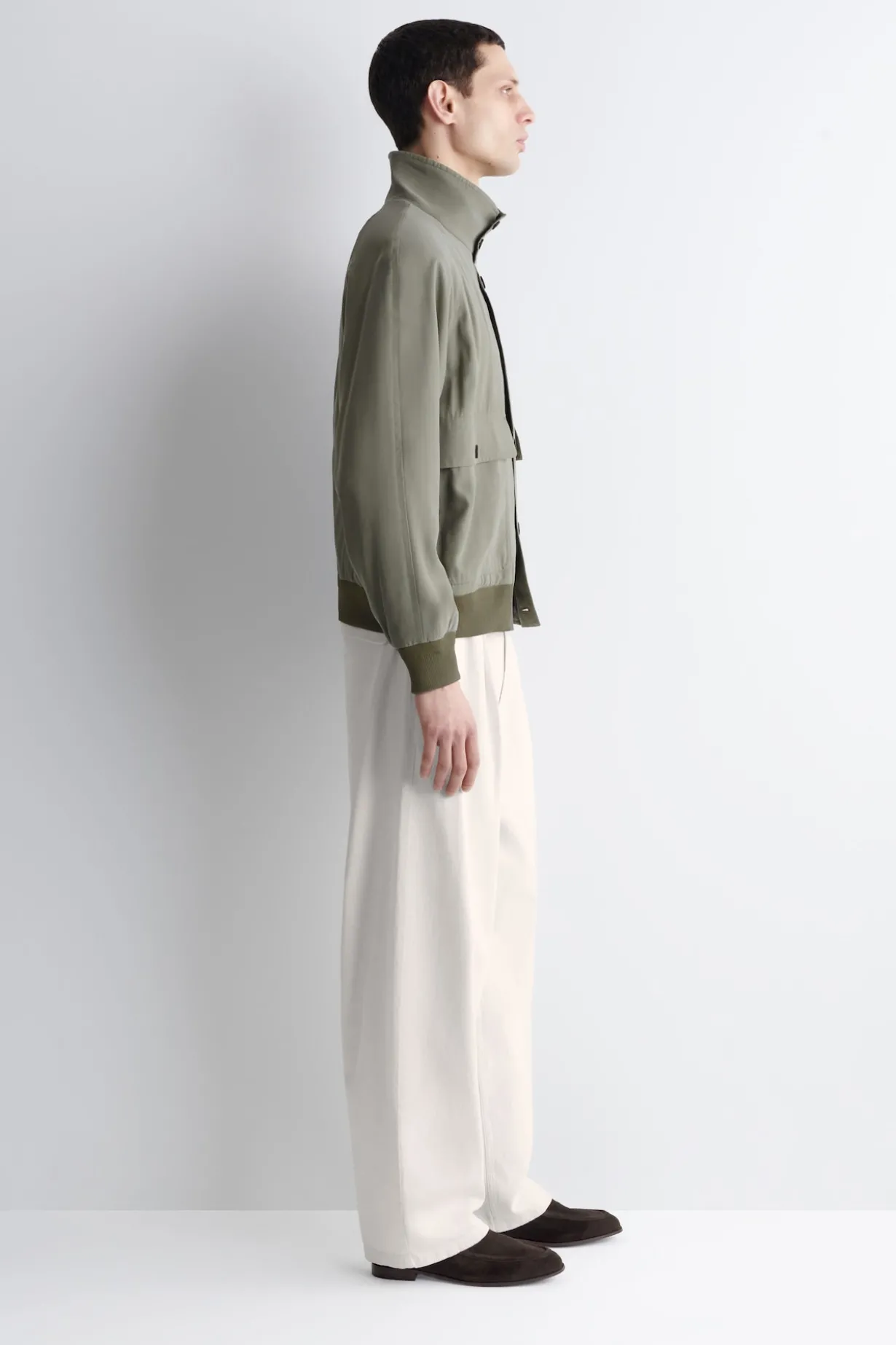 SPLIT SUEDE LOAFERS