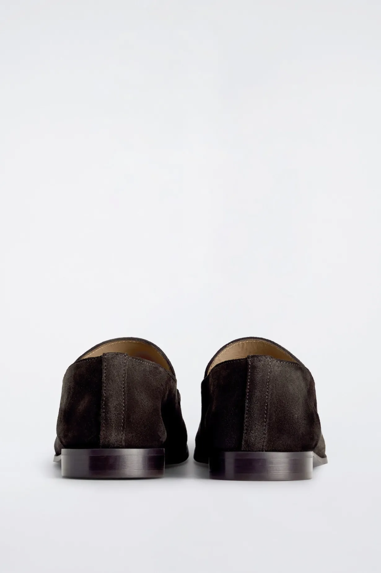 SPLIT SUEDE LOAFERS