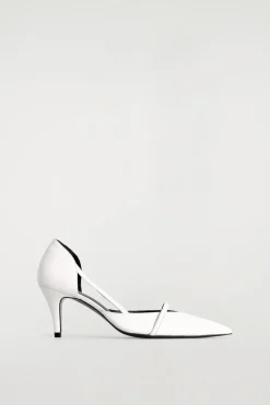 STRAP-DETAIL LEATHER PUMPS