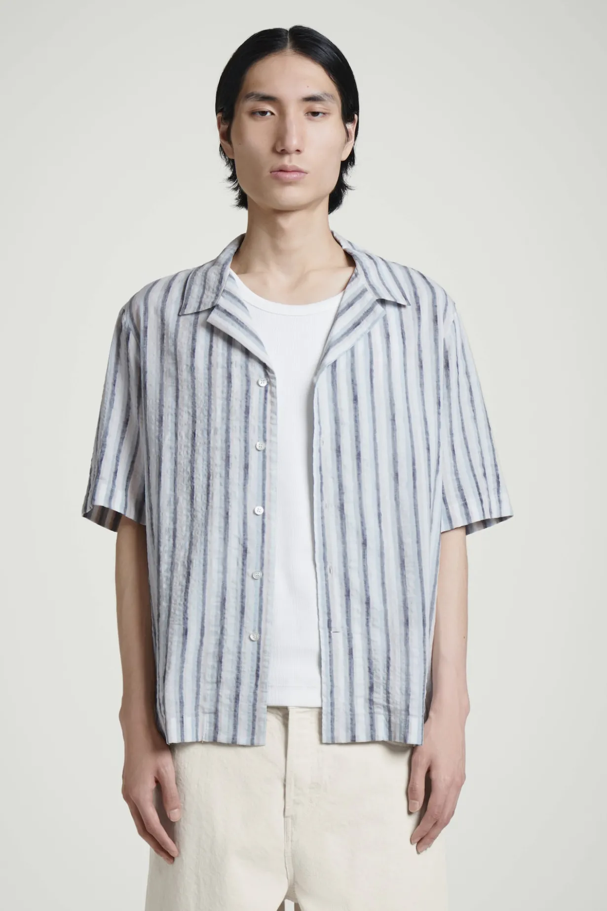 STRIPED RESORT SHIRT