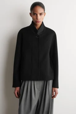 STRUCTURED DOUBLE-FACED WOOL JACKET