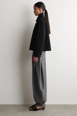 STRUCTURED DOUBLE-FACED WOOL JACKET