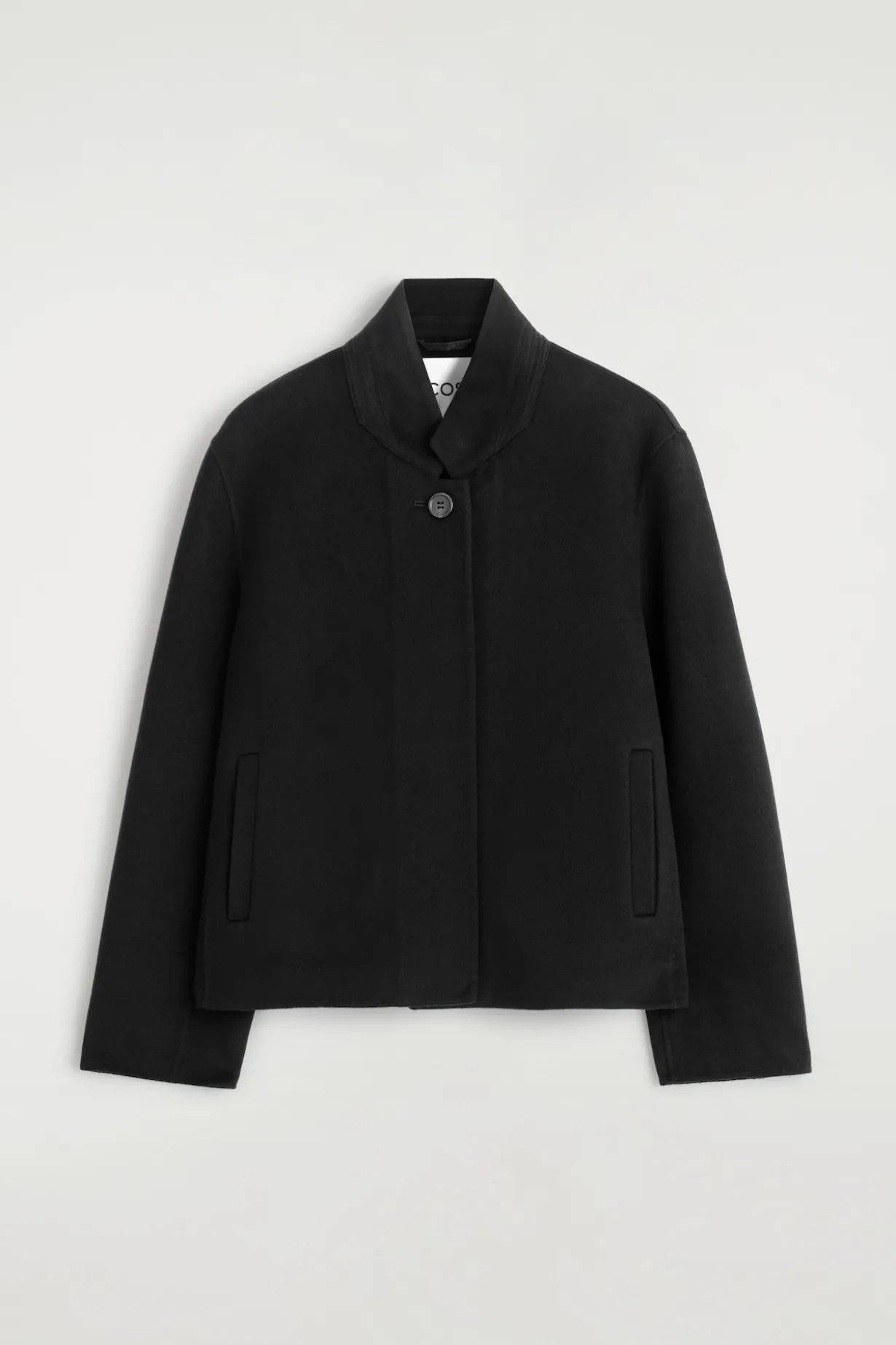 STRUCTURED DOUBLE-FACED WOOL JACKET