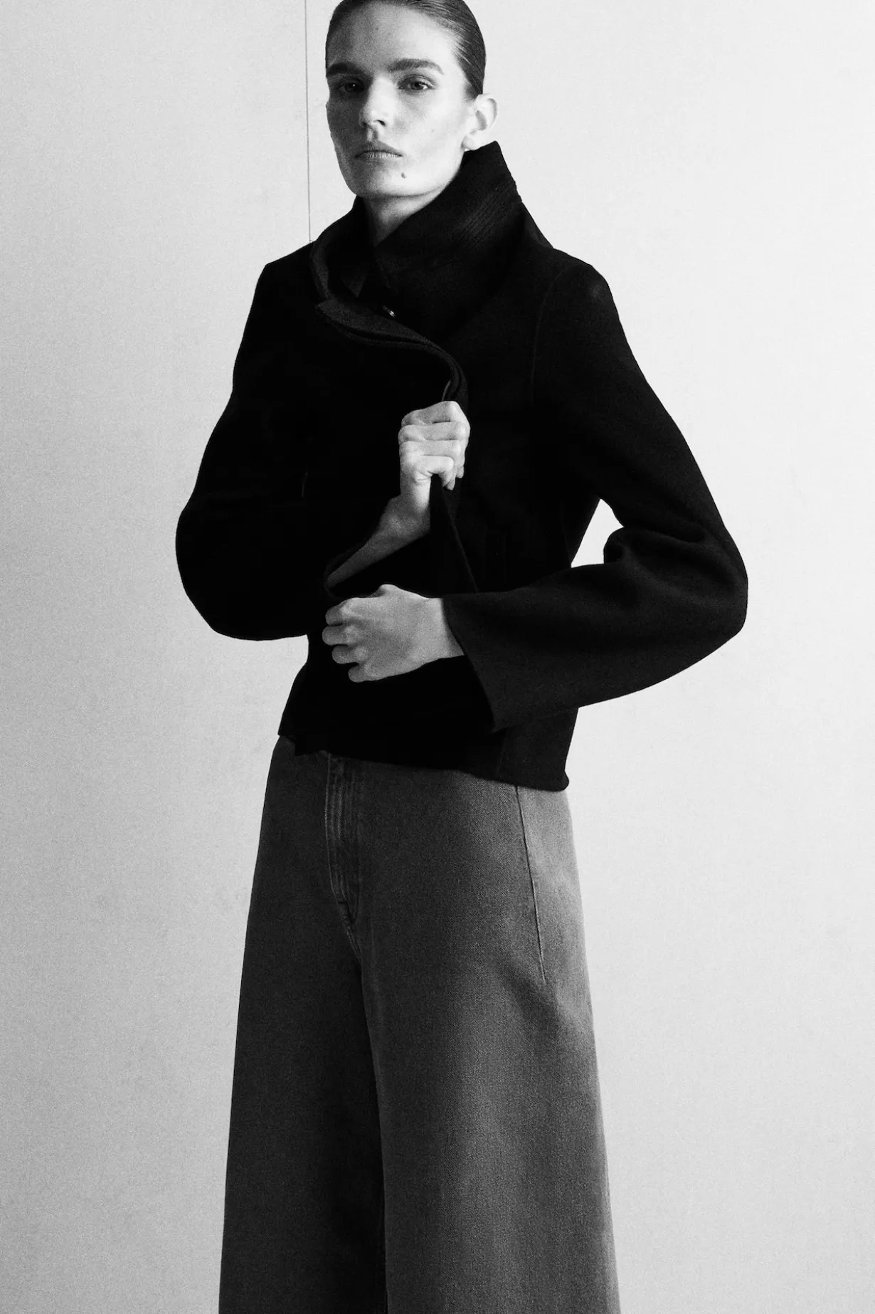STRUCTURED DOUBLE-FACED WOOL JACKET