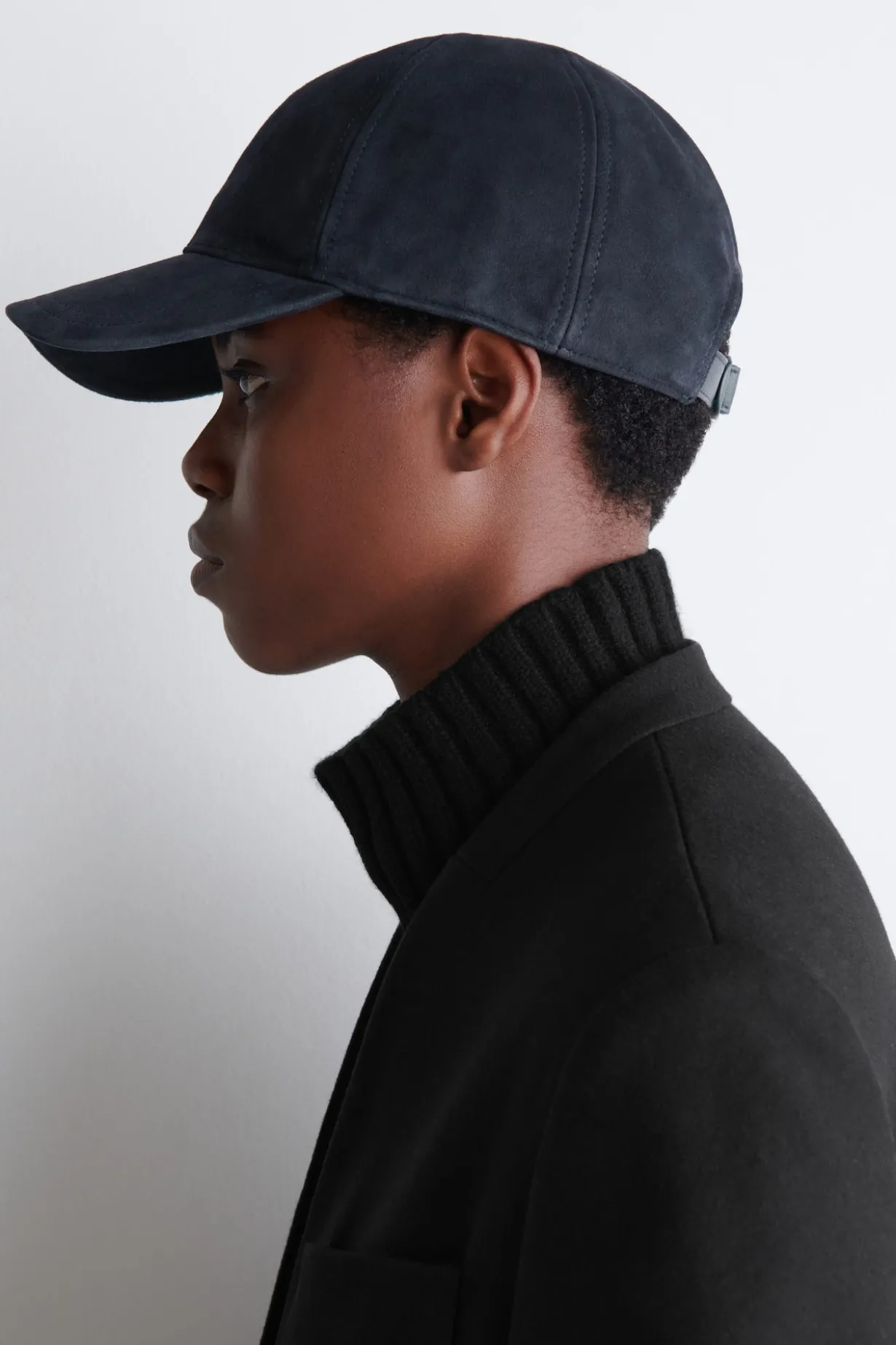 SUEDE BASEBALL CAP