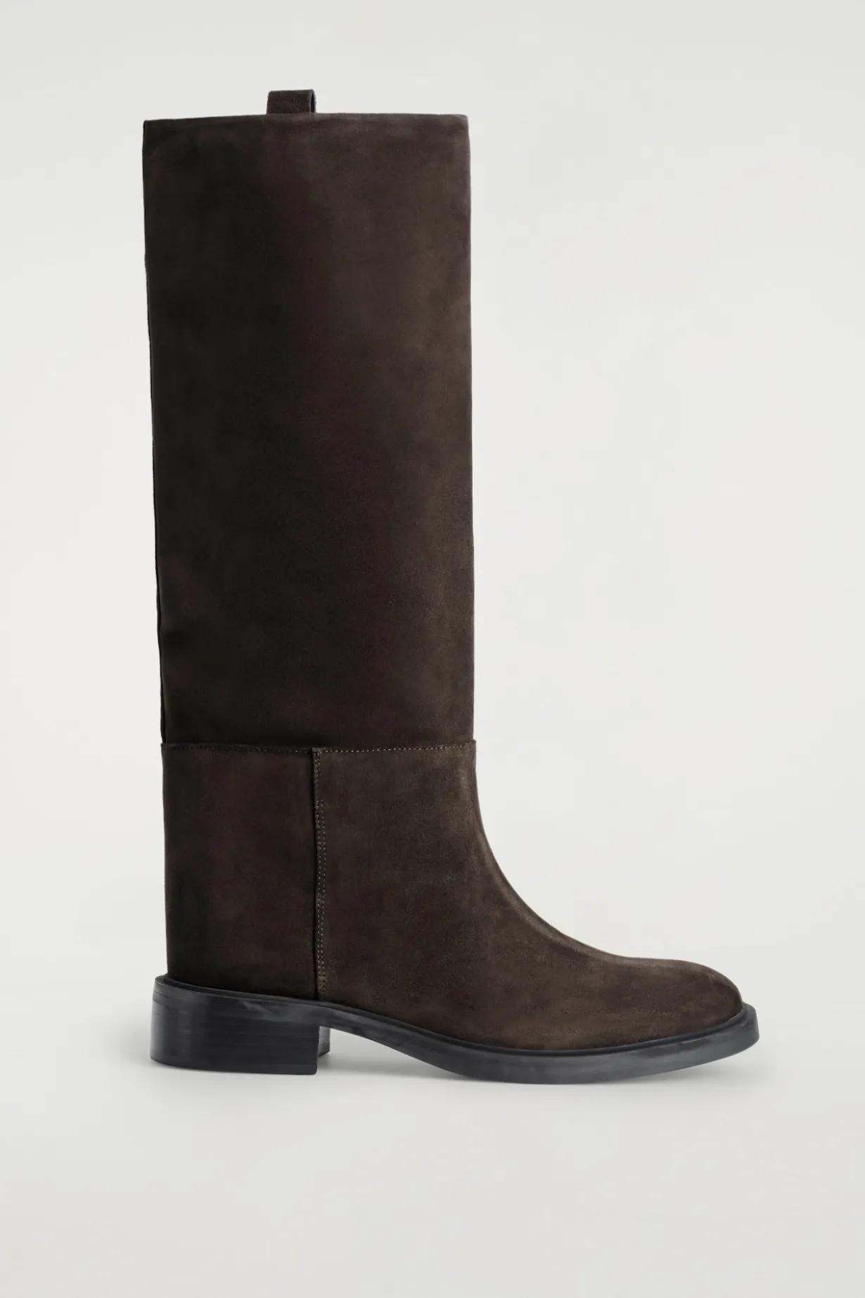 SUEDE RIDING BOOTS