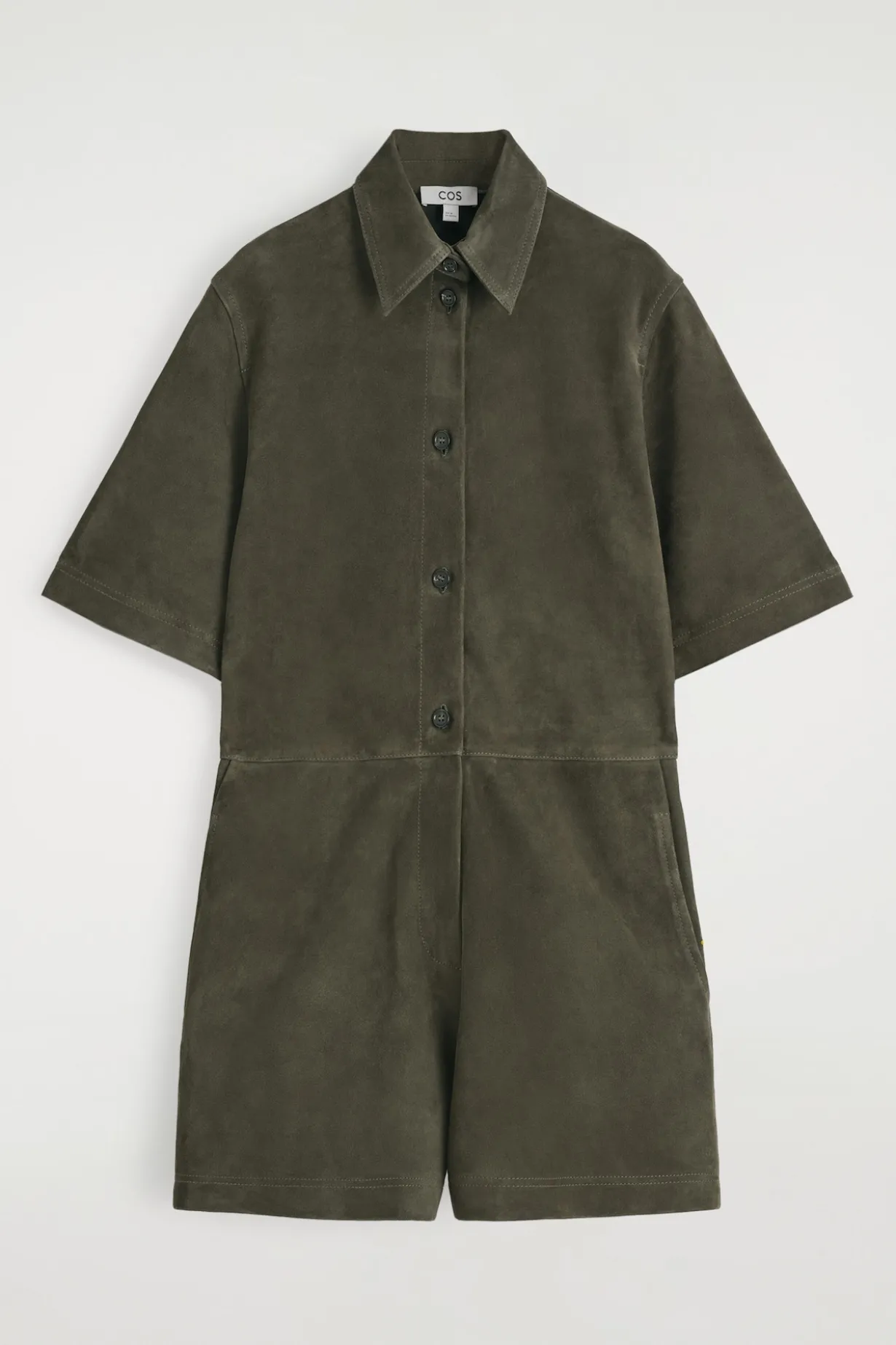 SUEDE ROMPER