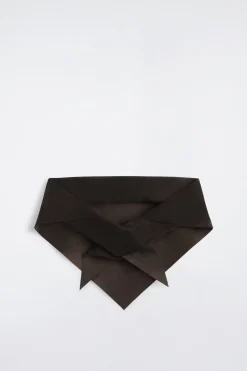 SUEDE TRIANGLE SCARF