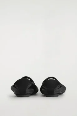 SUEDE-NYLON MARY-JANE SNEAKERS