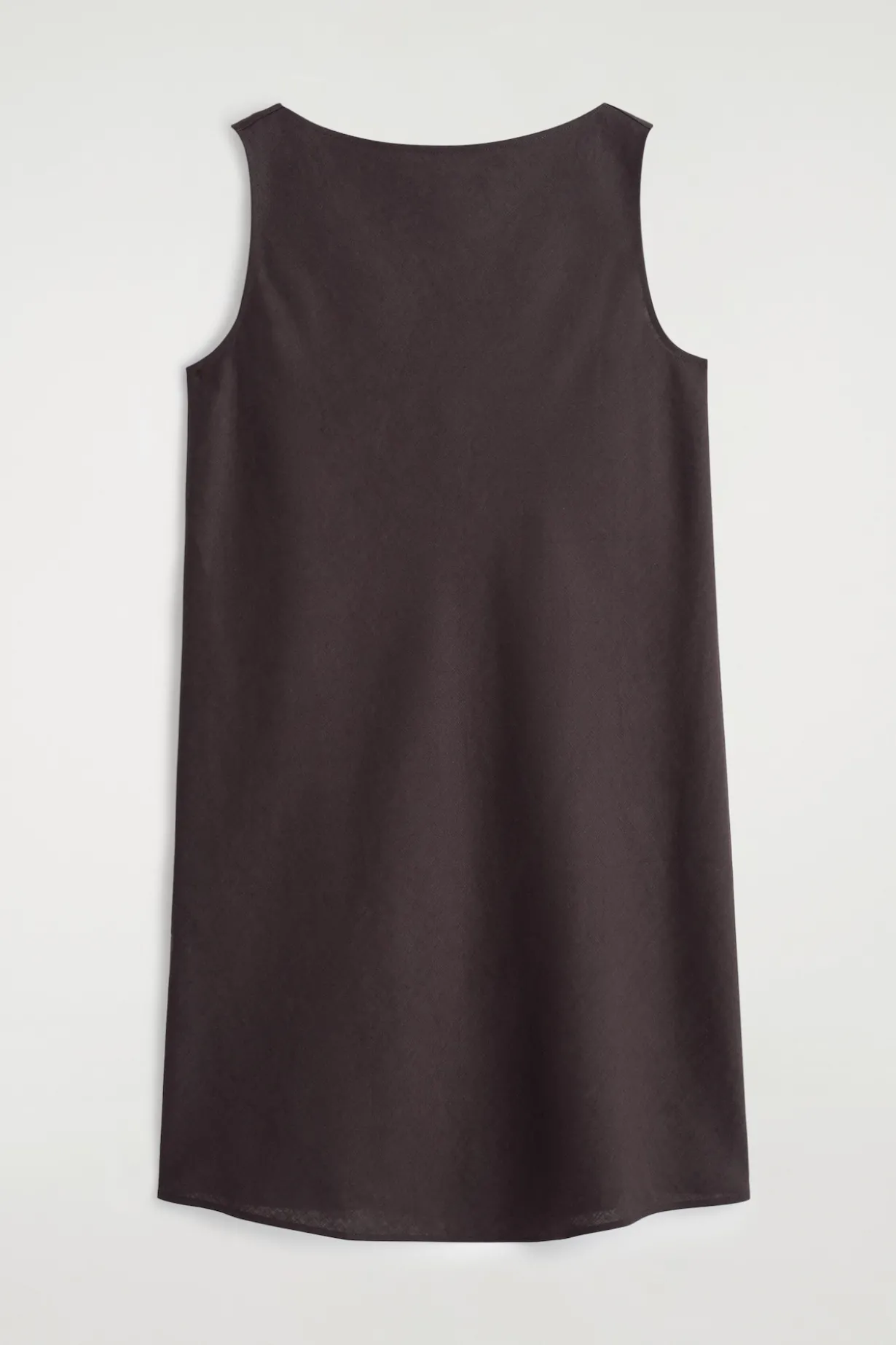 TAILORED LINEN MINI DRESS