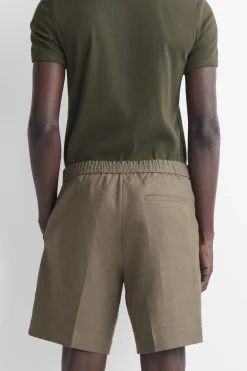 TAILORED LINEN SHORTS