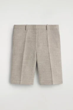 TAILORED LINEN SHORTS