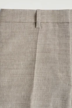 TAILORED LINEN SHORTS