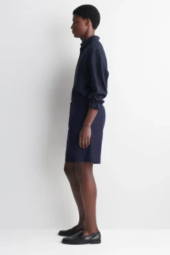 TAILORED LINEN SHORTS