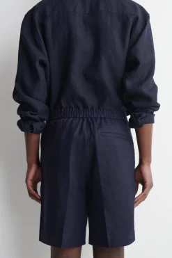 TAILORED LINEN SHORTS