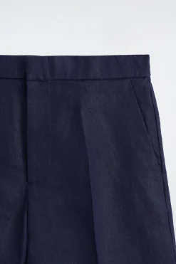 TAILORED LINEN SHORTS