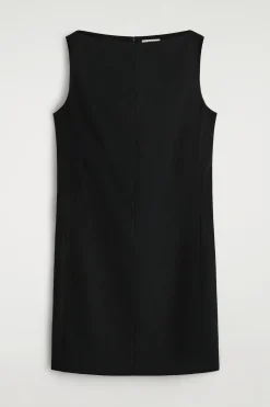 TAILORED MERINO WOOL-BLEND MINI DRESS