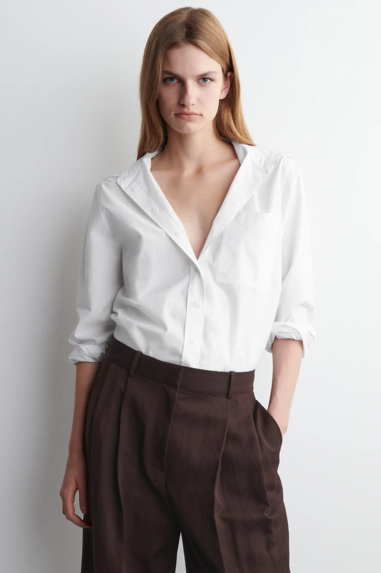 TAILORED PIMA COTTON SHIRT