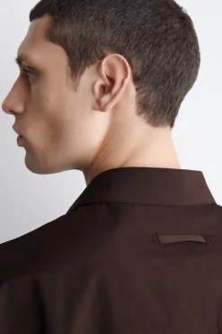 TAILORED SHORT-SLEEVED COTTON SHIRT