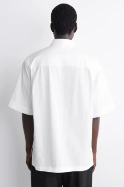 TAILORED SHORT-SLEEVED COTTON SHIRT