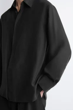 TAILORED SILK SHIRT