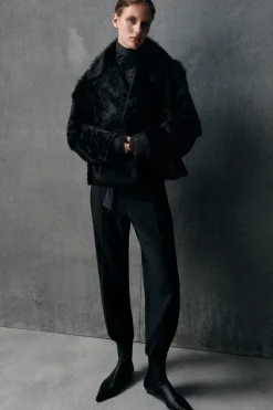 TAILORED STRAIGHT-LEG PANTS