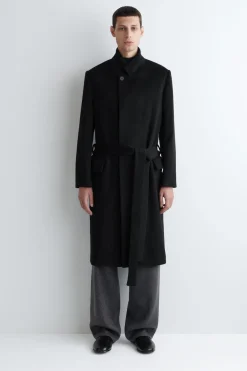 TAILORED WOOL LONG COAT