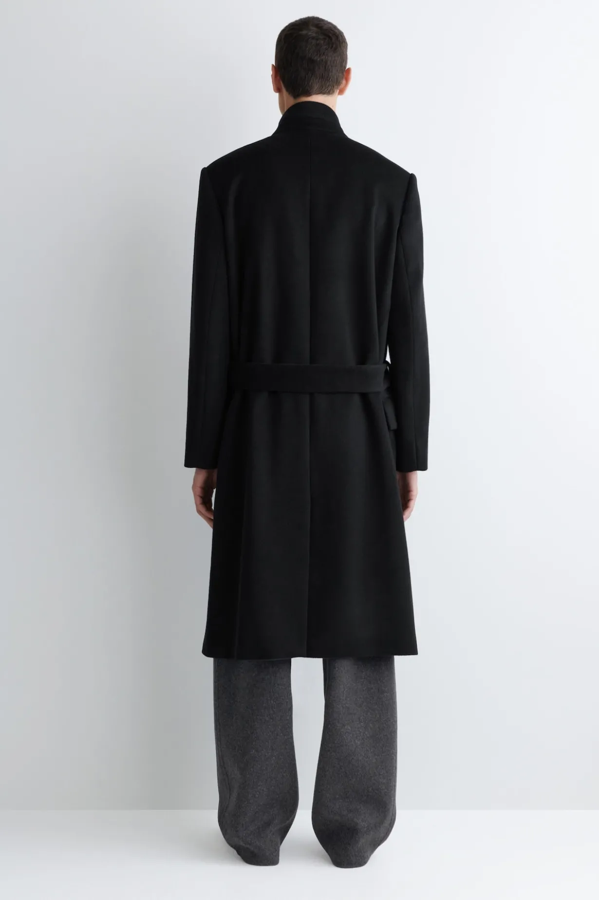 TAILORED WOOL LONG COAT