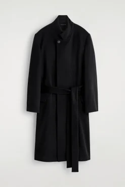 TAILORED WOOL LONG COAT