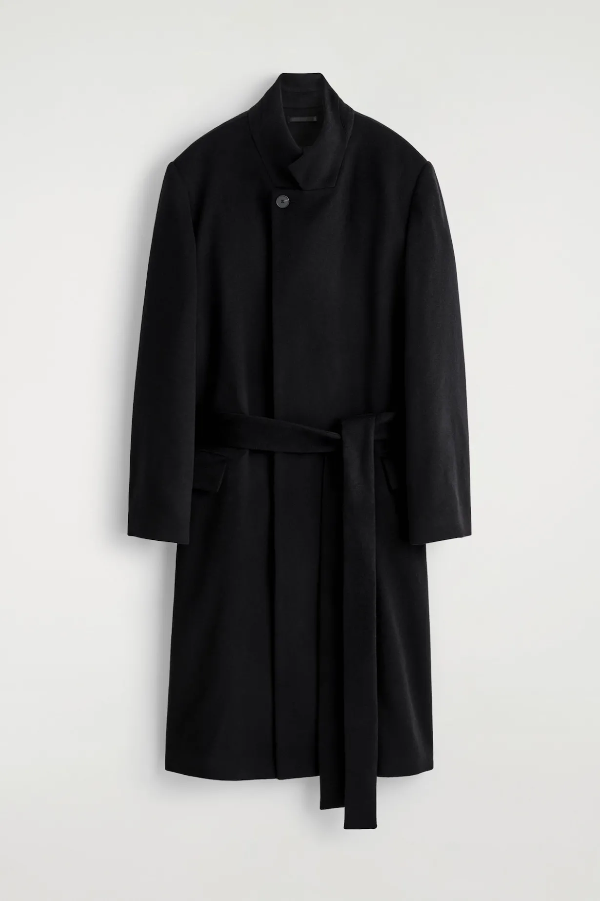 TAILORED WOOL LONG COAT