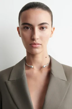 TEARDROP CUFF NECKLACE