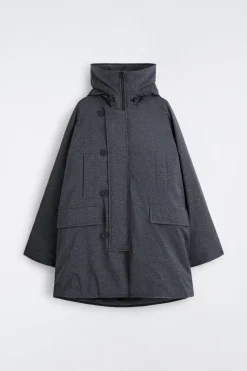 TECHNICAL HOODED DOWN PARKA