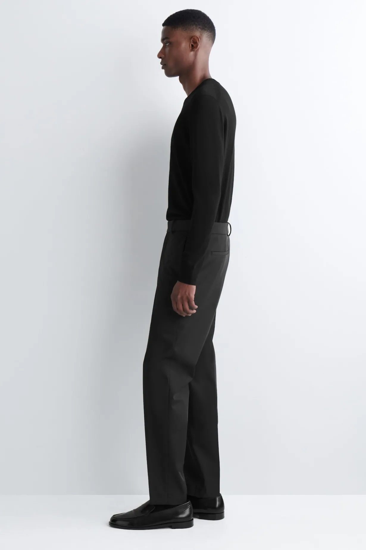 TECH-TWILL SLIM-FIT STRAIGHT-LEG PANTS