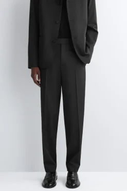 TECH-TWILL SLIM-FIT STRAIGHT-LEG PANTS