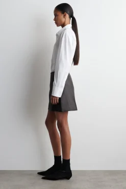 TEXTURED MINI SKIRT
