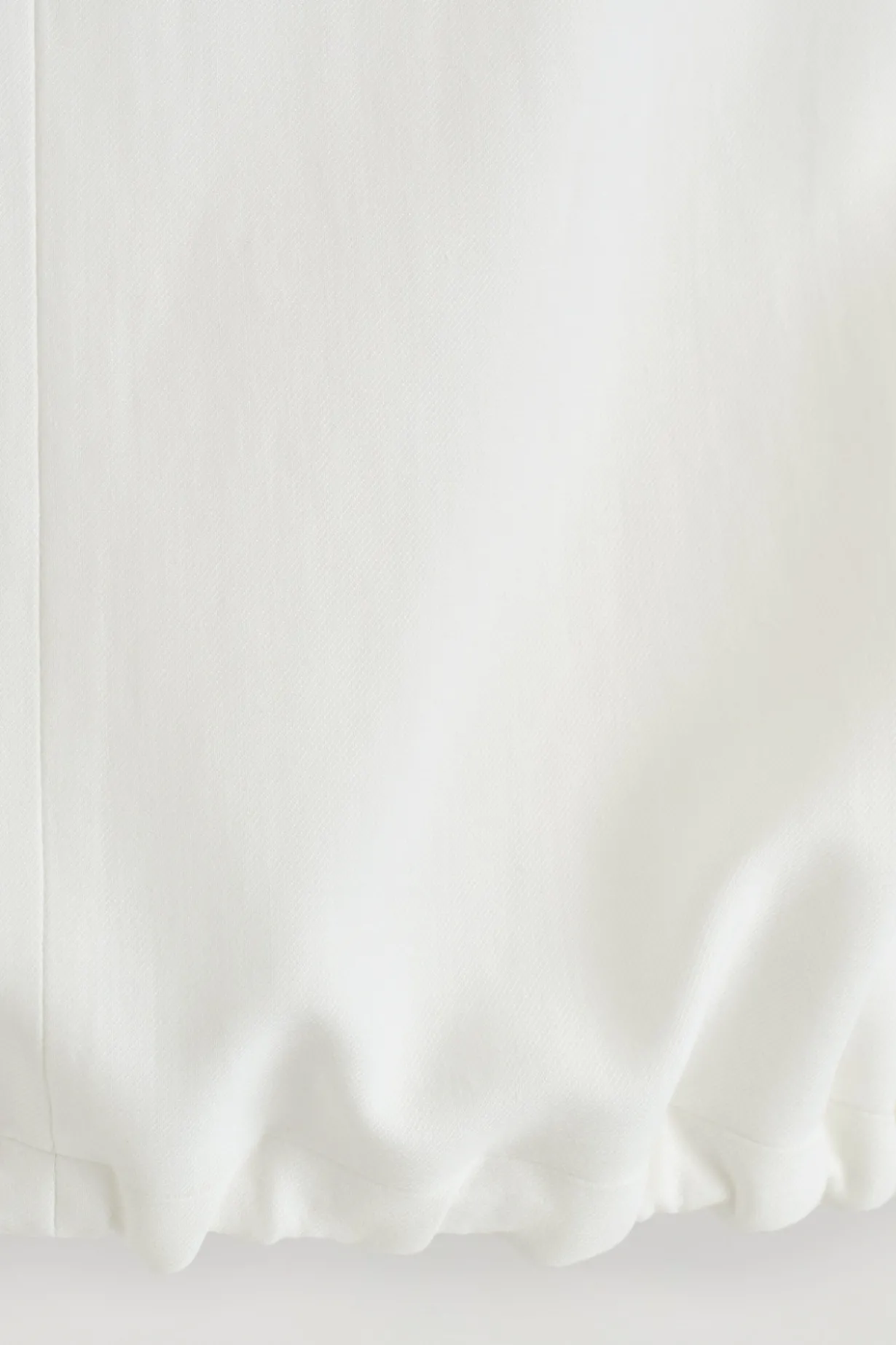 TIE-DETAIL LINEN-BLEND WRAP VEST
