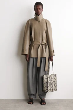 TOWNHOUSE SHOPPER BAG - LEATHER